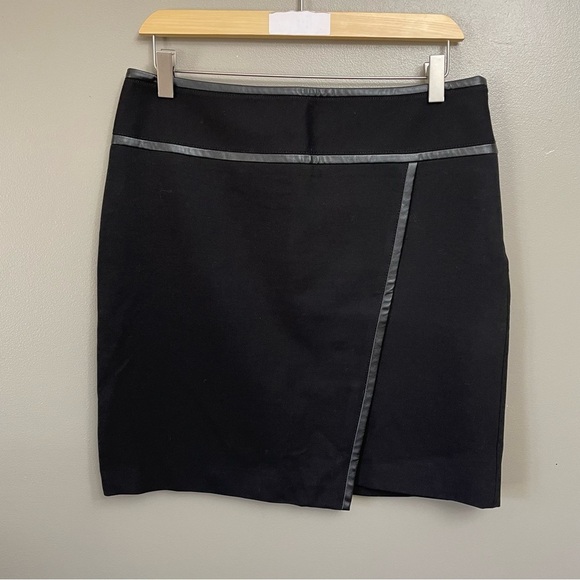 NWT White House Black Market Faux Wrap Skirt Sz 6 - Picture 2 of 13